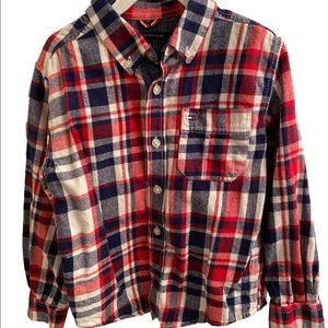 Tommy Hilfiger long sleeve flannel button down shirt